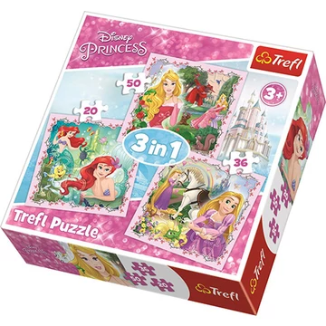 Treffl Hercegnők puzzle 3in1
