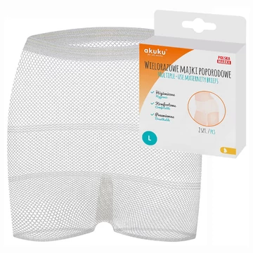Akuku Többször hasznlható mosható hálós bugyi szülés utánra, sportoláshoz