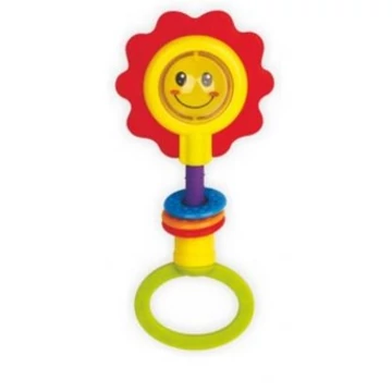 Virágos csörgő-rágóka