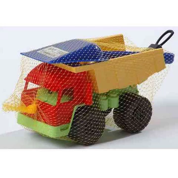 Homokozós dömper kiegészítőkkel