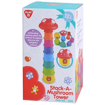 Playgo Gombaház toronyépítő játék