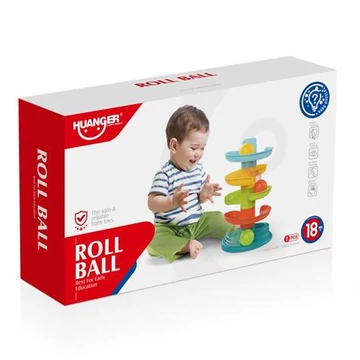 Roll ball: készség fejlesztő torony golyókkal