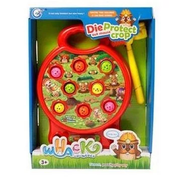 Kalapácsos vakond ütögető játék 