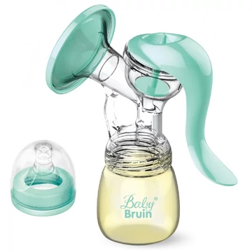 BabyBruin kétfázisú kézi mellszívó cumisüveggel 