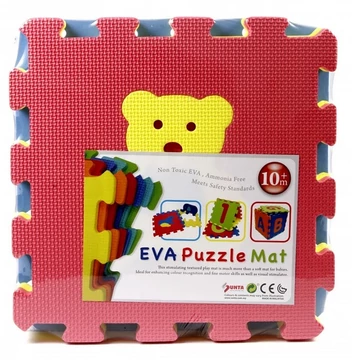 Állatok 10 darabos habszivacs szőnyeg puzzle