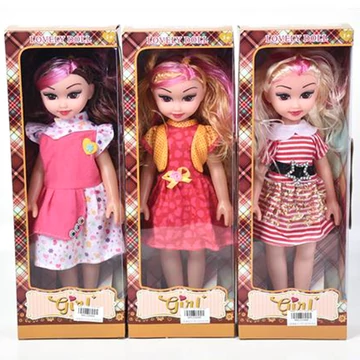 Lovely Doll 36cm-es divatbaba pink melírral háromféle változatban hangeffektekkel 1db 