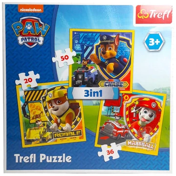 Treffle puzzle Mancsőrjárat 3 az 1-ben