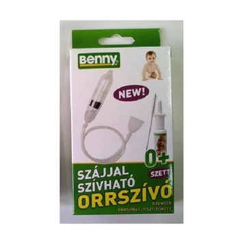 Dr. Benny Szájjal szívható orrszívó - ajándék orrspray + tisztítókefe