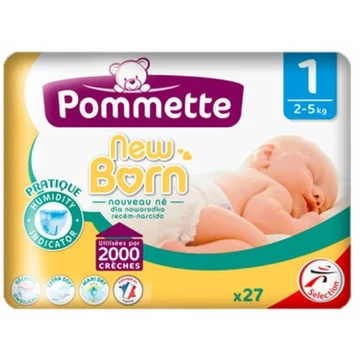 New Born pelenka (1-es) 2 - 5 kg (27 db/cs) Több méretben