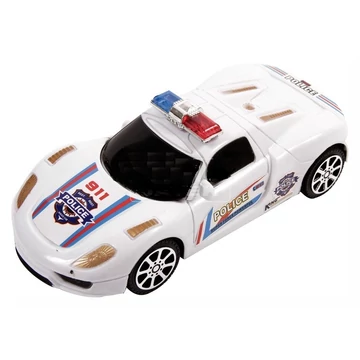 Lendkerekes rendőrautó - 21 cm, többféle