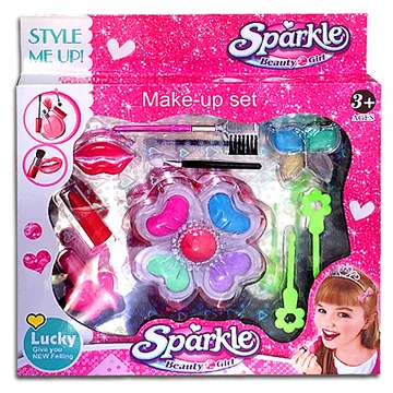 Sparkle kis sminkszett szájfénnyel