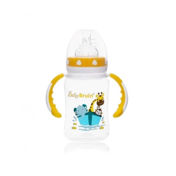 Babybruin szélesnyakú formatervezett cumisüveg pótcumival 240ml