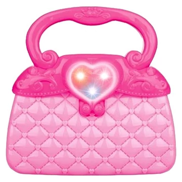 Rózsaszín kézitáska fényeffektekkel