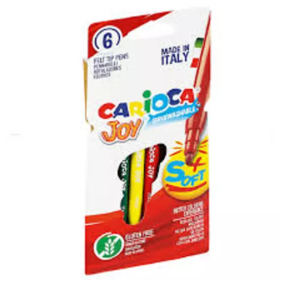 Carioca Joy Lemosható filctollszett, 6 db-os