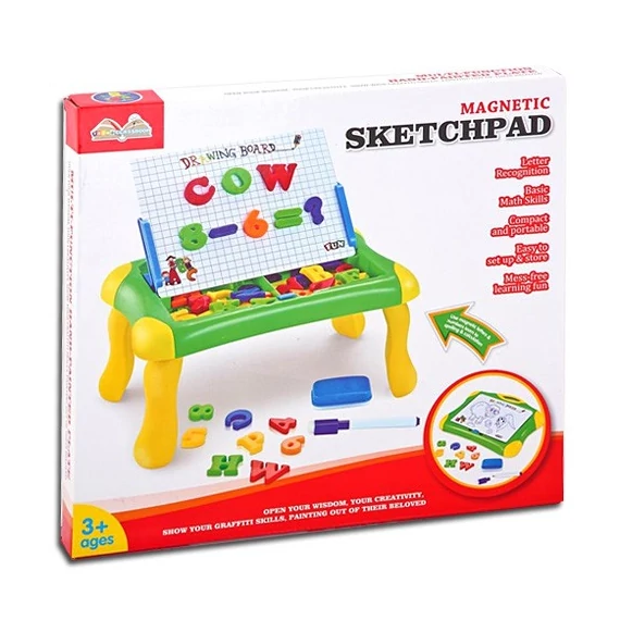 Magic Toys Mágneses és rajzoló tanuló rajzasztal szett